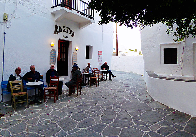 Kastro Kafe in Chora in Folegandros.