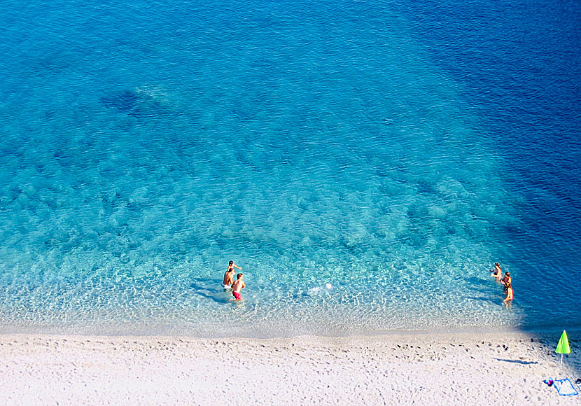 Katergo beach on Folegandros in Greece.