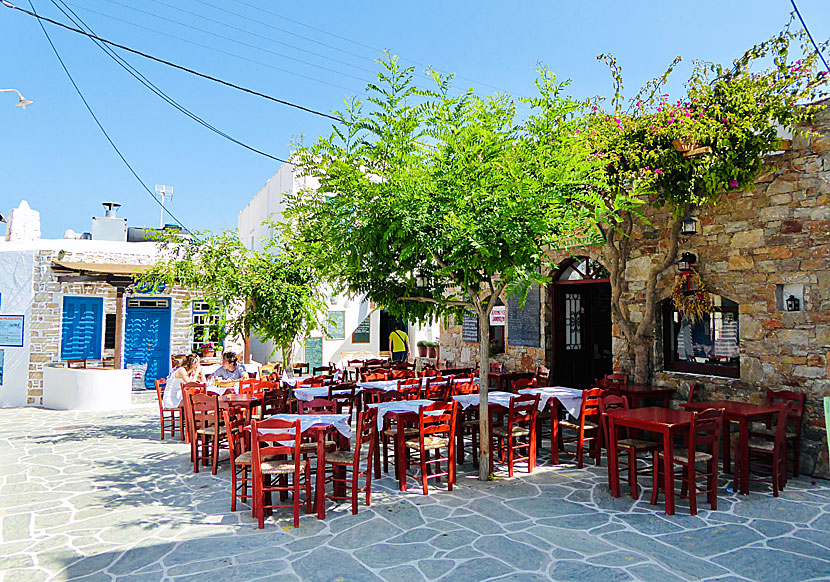 Restaurant To Asigrito in Chora at Folegandros.