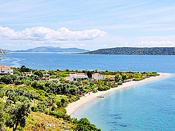 Agios Dimitrios beach on Alonissos.
