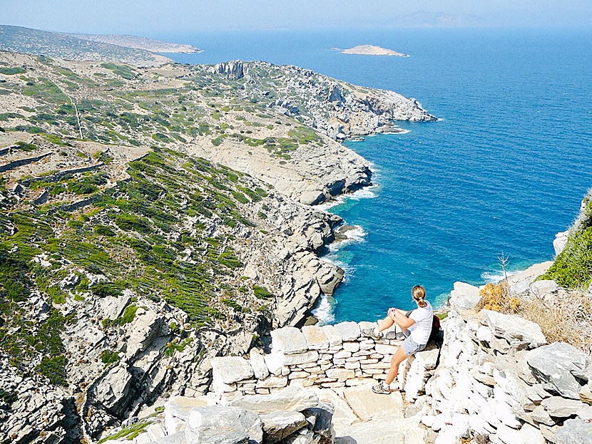 Don't miss Ancient Arkesini when you visit the village of Vroutsi on Amorgos.