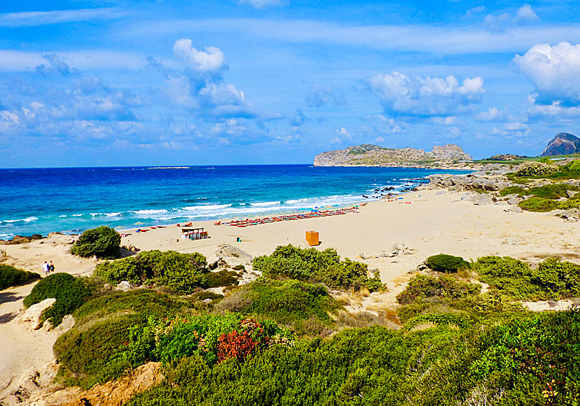 Falassarna beach in western Crete.