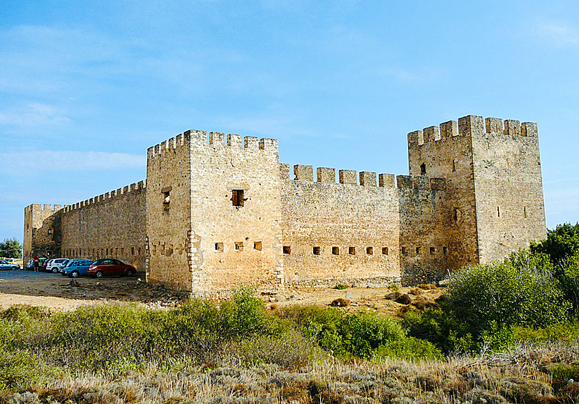 The castle of Frangokastello near Chora Sfakion in southern Crete.