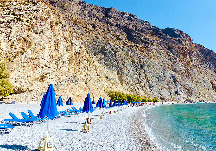 Sweetwater beach near Loutro in southern Crete.