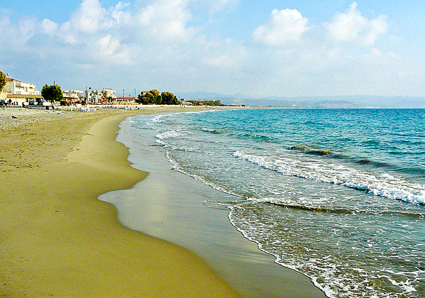 Kokkinos Pyrgos beach near Matala in southern Crete.