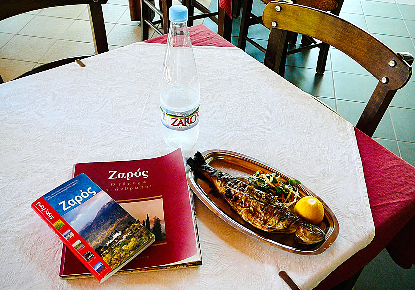 Water and trout from Zaros at Votomos Taverna Fish Farm near Heraklion in Crete.