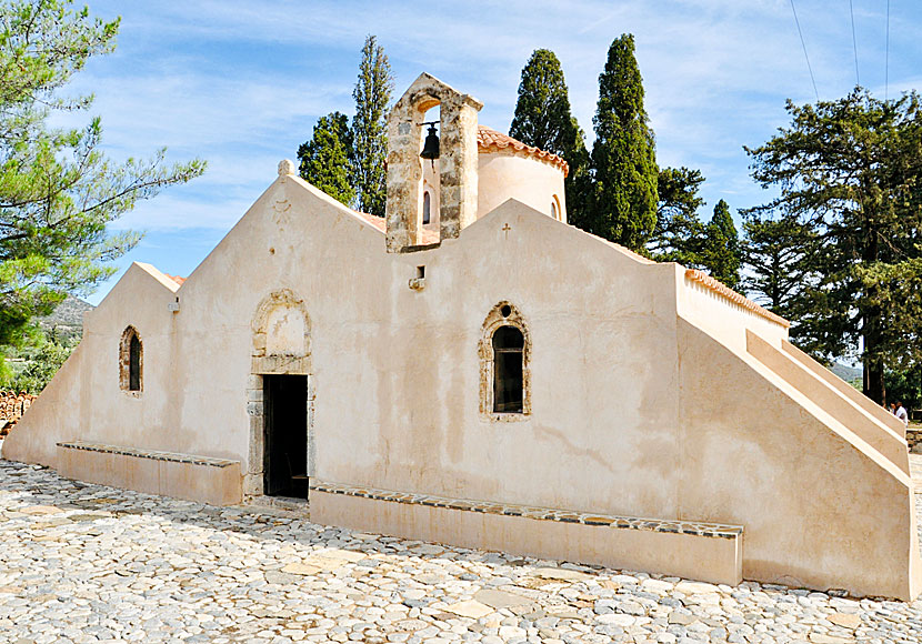 Panagia Kera Church in Kritsa village near Agios Nikolaos.