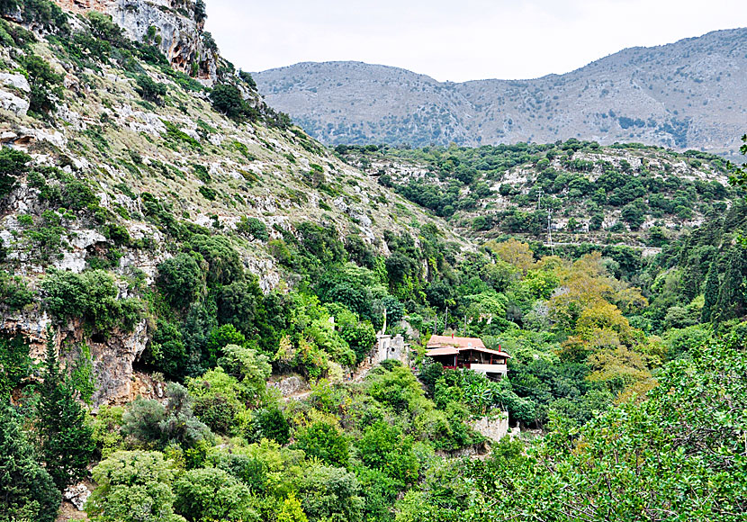 Mili Gorge near Rethymnon in Crete.