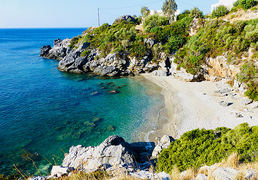 Fotinari beach which is close to Souda beach and Plakias in southern Crete.