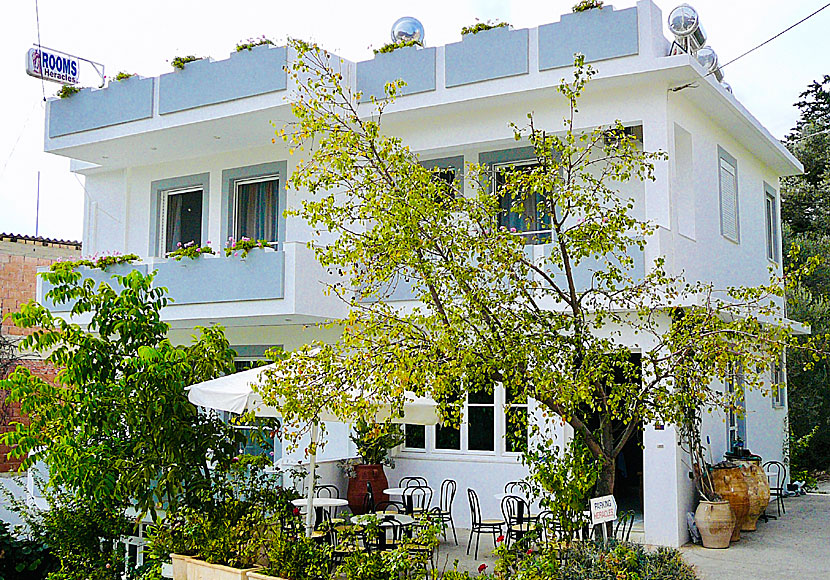 Heracles Hotel is the best place to stay in the village of Spili south of Rethymnon.