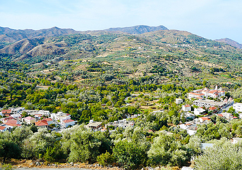 The village of Spili and the Monastery of Spili are located at the foot of Mount Kedros in Crete.