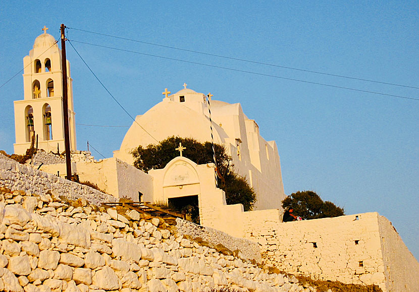 Church of Panagia above Chora on Folegandros in the Cyclades.