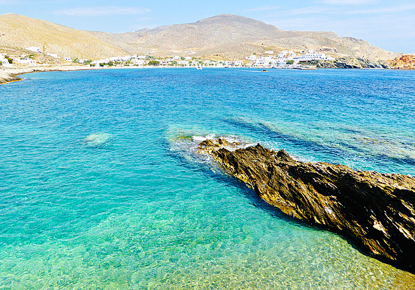 Don't miss walking along the fine beaches of southern Folegandros.