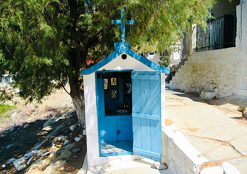 In Agios Ioannis on Fourni is Greece's smallest church.