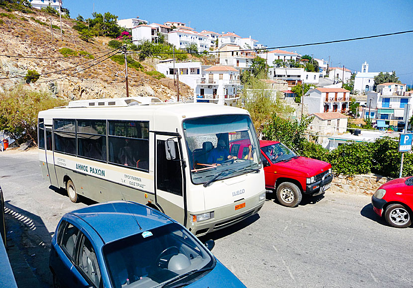 Take a bus to Armenistis on Ikaria.