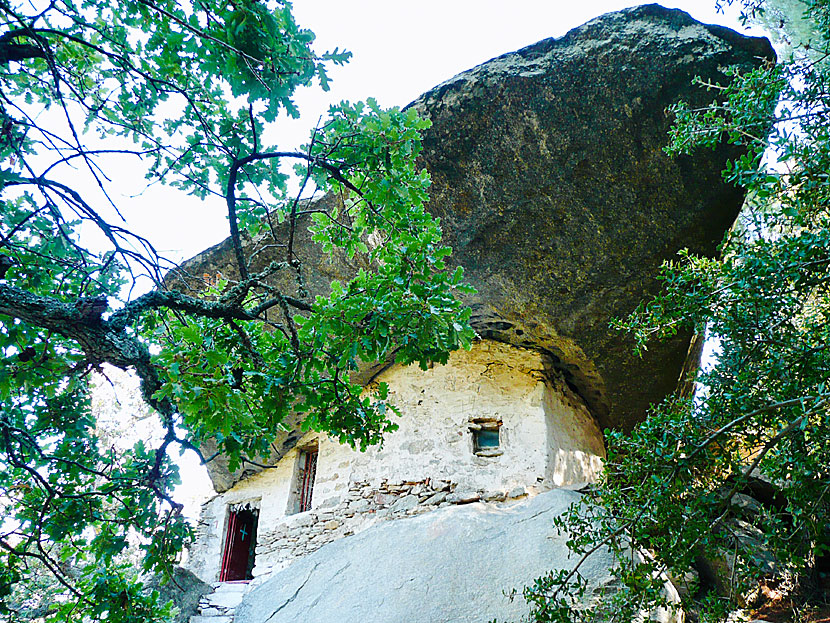 Theoktistis Monastery on Ikaria in Greece.