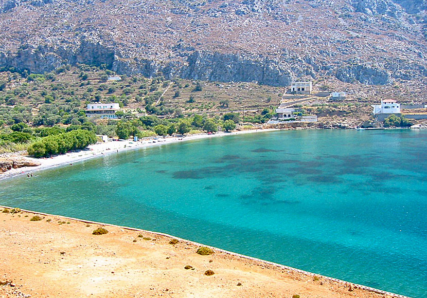 Arginonta beach on Kalymnos in the Dodecanese.