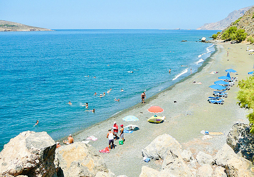 Platys Gialos beach on Kalymnos.
