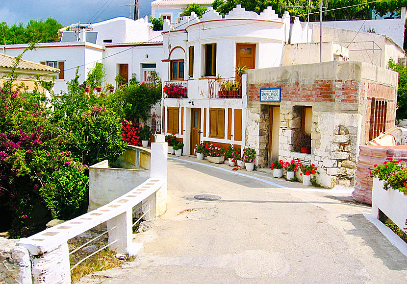 The village of Pyles on Karpathos in Greece.