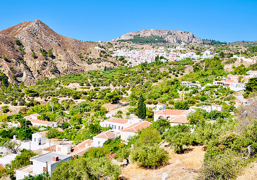 The village of Volada on Karpathos in the Dodecanese.