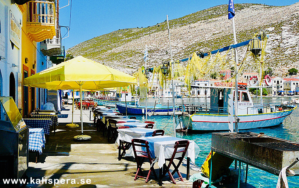 Restaurant Little Paris in Megisti on Kastelorizo.