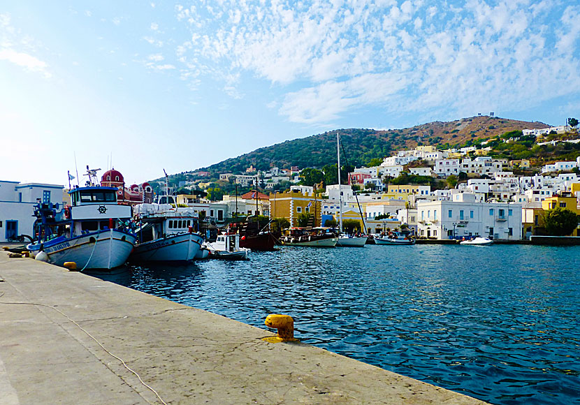 The port of Agia Marina on Leros.