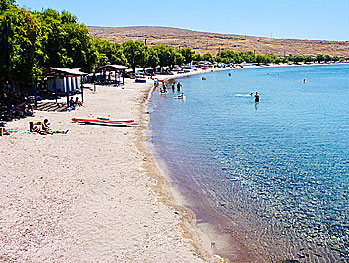 Sigri beach on Lesvos.