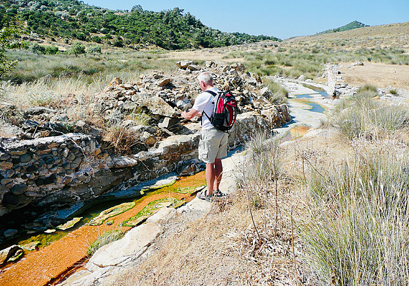 Hot springs with spa and massage in Lesvos in Greece.