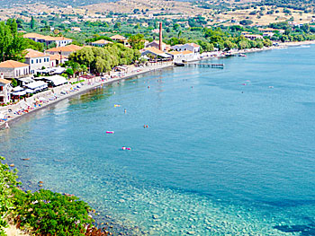 Molyvos beach on Lesvos.