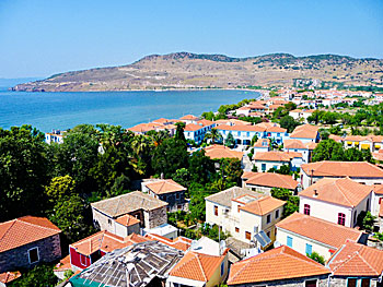 The village Petra on Lesvos.