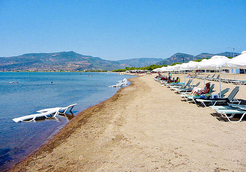 Skala Kalloni beach. Lesvos.