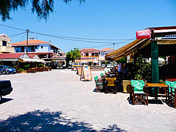 The village Skala Kalloni  on Lesvos.