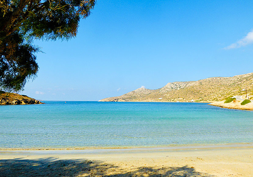Lientou beach on Lipsi in Greece.