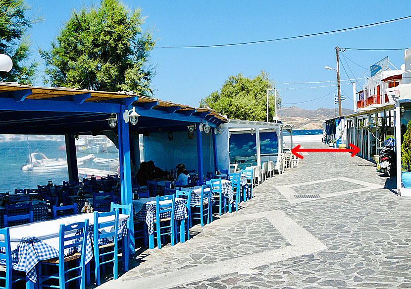Armenaki Fish Taverna in Pollonia on Milos.