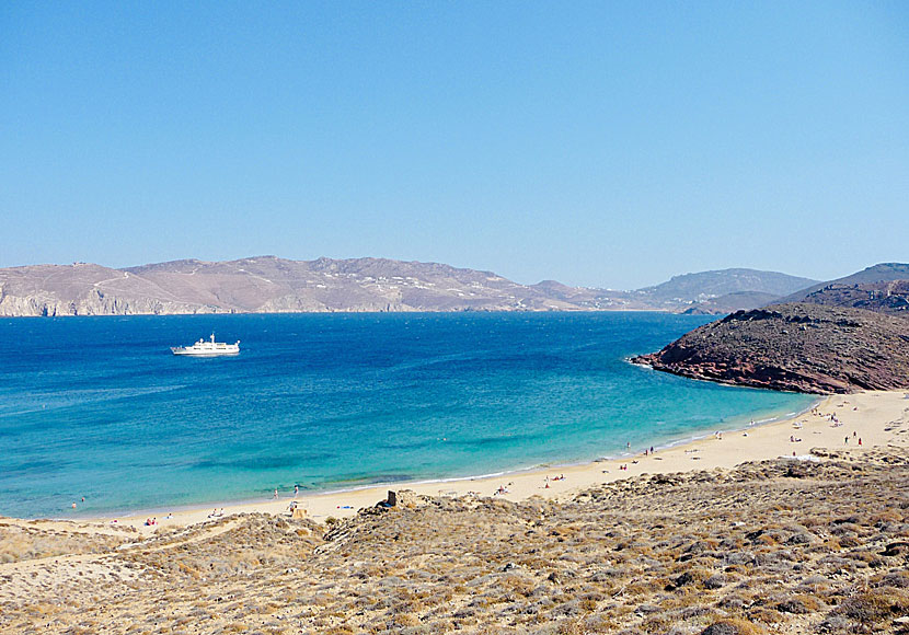Don't miss the island's least exploited beach when you travel to Mykonos.