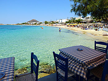 Agios Prokopios beach on Naxos.