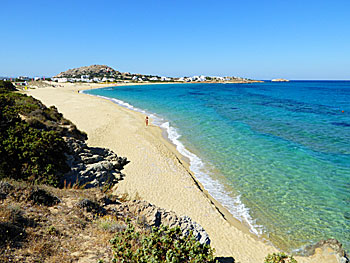 Mikri Vigla beach on Naxos.