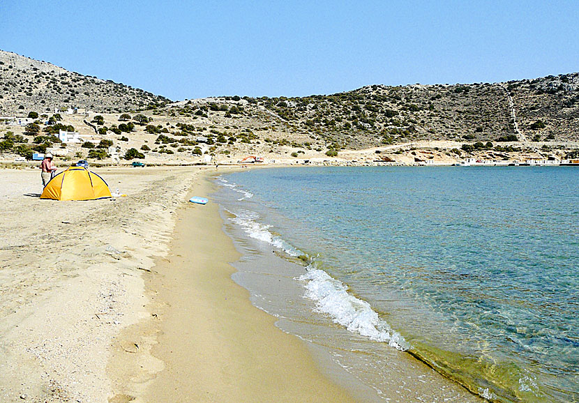Kalantos beach in the south of Naxos.