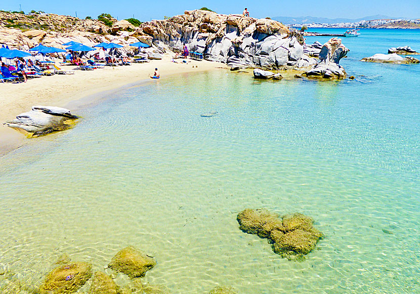 The beach paradise Kolymbithres close to Naoussa in Paros.
