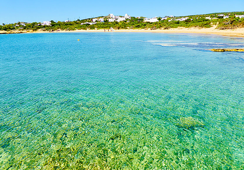 Don't miss walking between the fine sandy beaches when you travel to Paros.