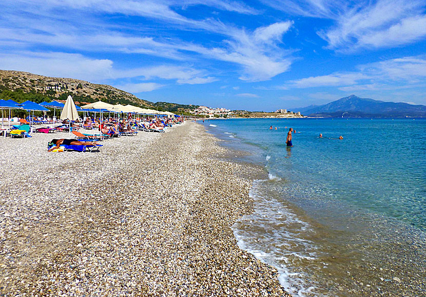 Do not miss Potokaki beach if you are staying at a hotel in Pythagorion on Samos.