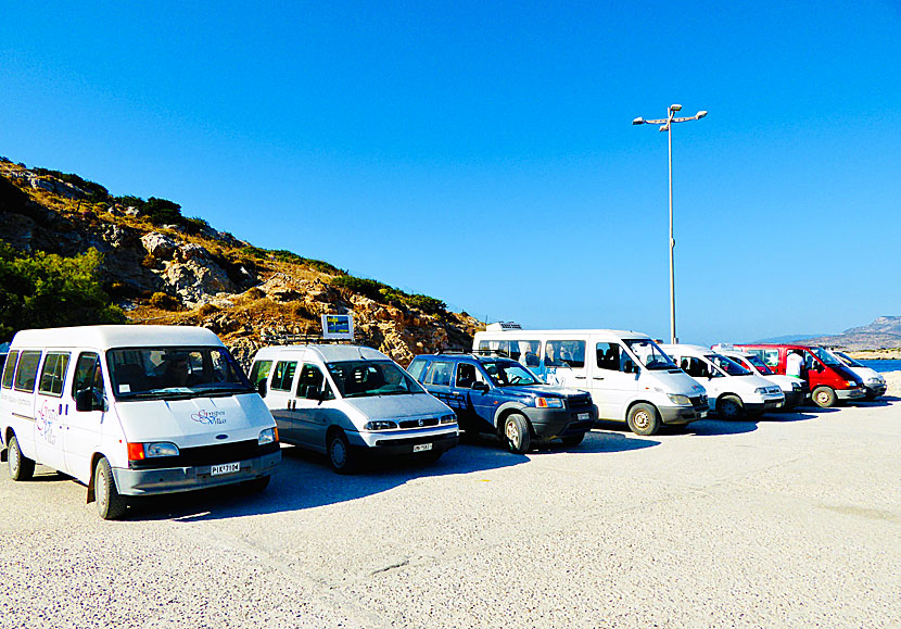 If you book a hotel at Schinoussa in advance, you will be picked up by car at the port.