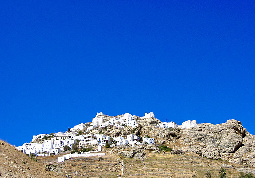 The old fortress of Kastro in Chora on Serifos.