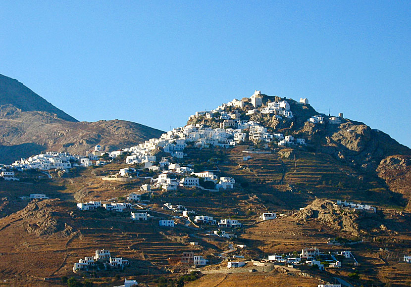Chora on Serifos is one of the most beautiful villages in the Cyclades.
