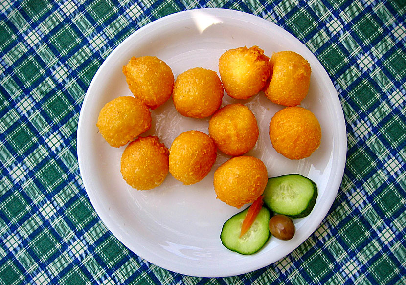 Cheese balls are found all over Greece, but the tastiest are in Sifnos.