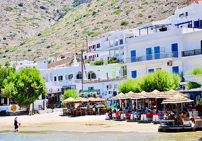 Good hotel and pensions near the port and beach in Kamares on Sifnos.