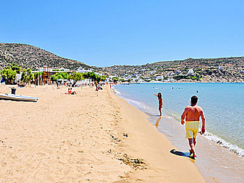 Platys Gialos beach on Sifnos.