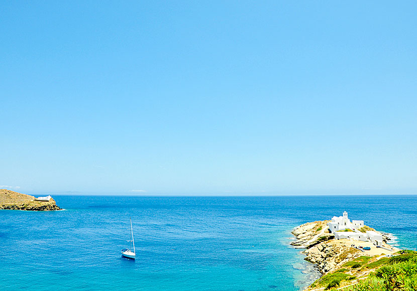 Sail to Sifnos in the Cyclades in Greece.