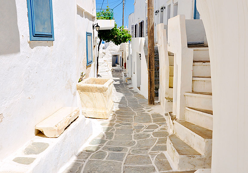 Alleys in Kastro on Sifnos.