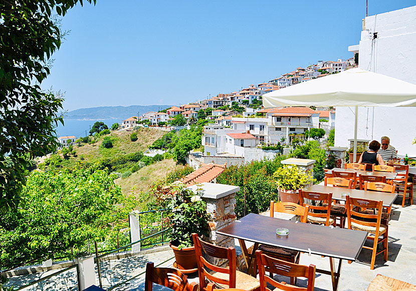 Don't miss the lovely village of Glossa when you visit the Mamma Mia Church on Skopelos.